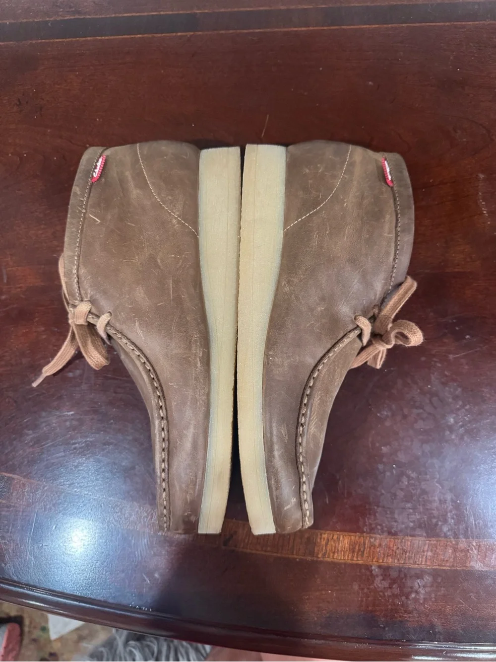 Clarks Stinson Men’s Hi chukka boot in beeswax brown leather Size 12